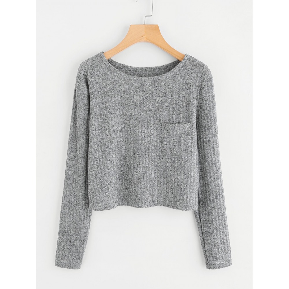 New Autumn and Winter Woolen Knitted Long-Sleeved T-Shirt Women's Knitted Bottoming Shirt